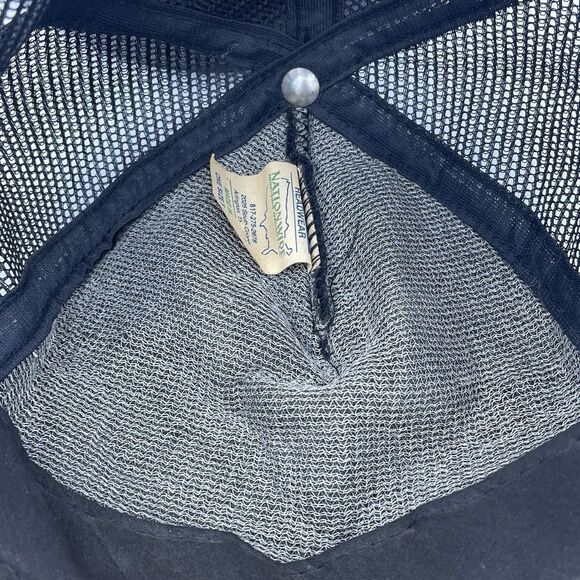 Vintage Golden Sands Farm & Auto Three Striped Snapback Trucker Hat Cap Rare USA - Picture 12 of 15